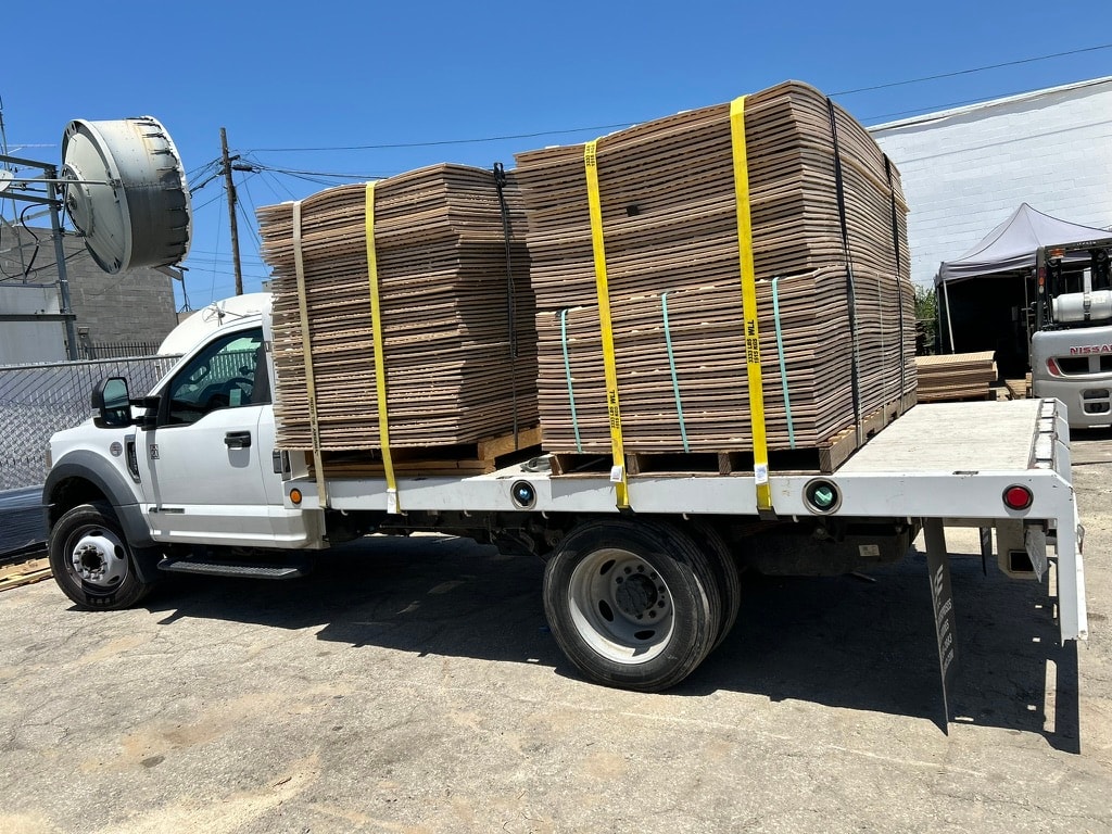 Mat Men lumber delivery on location